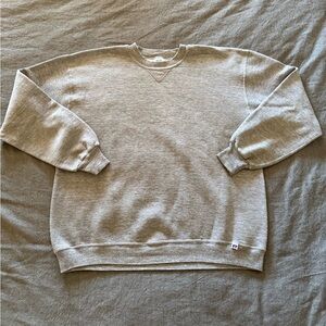 Vintage Russell Athletic Made in USA Grey Crewneck Sweatshirt XL